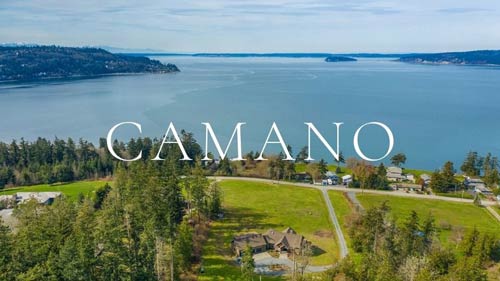 Camano Island Real estate Arrowhead Road water-view estate Utsalady bay.