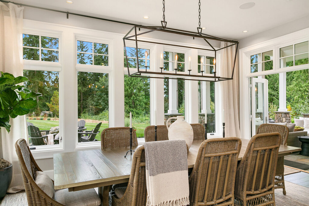 Hollywood Hills Estate dining room.