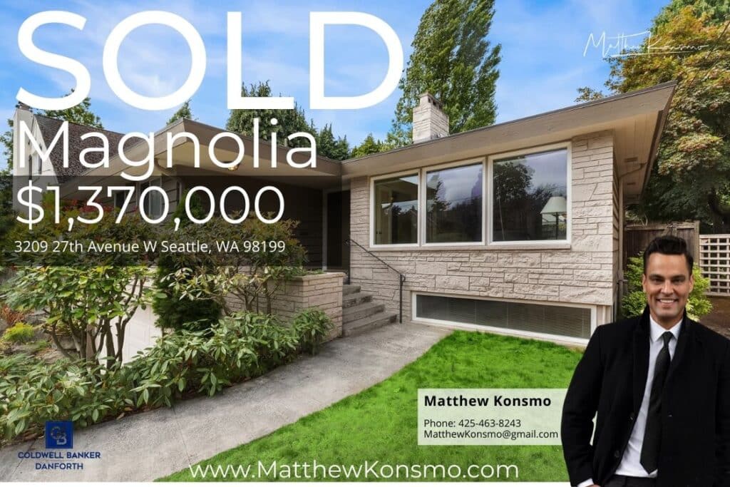 Magnolia neighborhood house sold by real estate agent Matthew Konsmo.