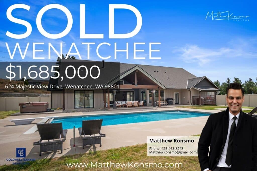 624 Majestic View Drive, Wenatchee, WA 98801 house sold